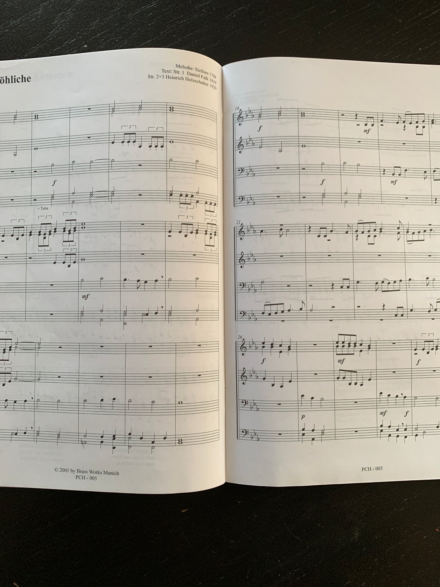 Fröhliche Weihnacht - Bläserpartiten für Posaunenchor von Siegfried Fietz