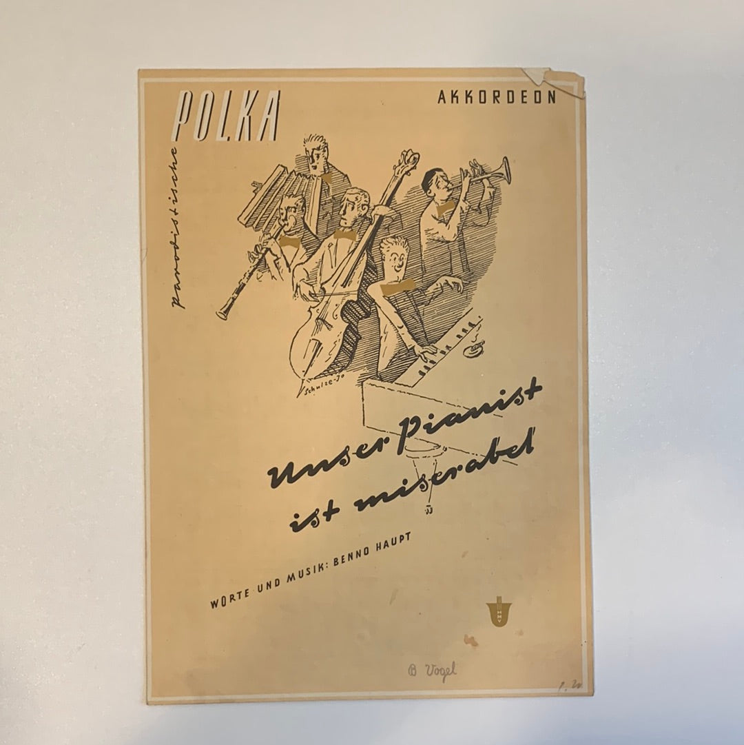 Unser Pianist ist miserabel