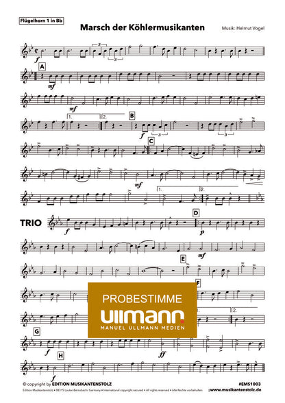 Marsch der Köhlermusikanten