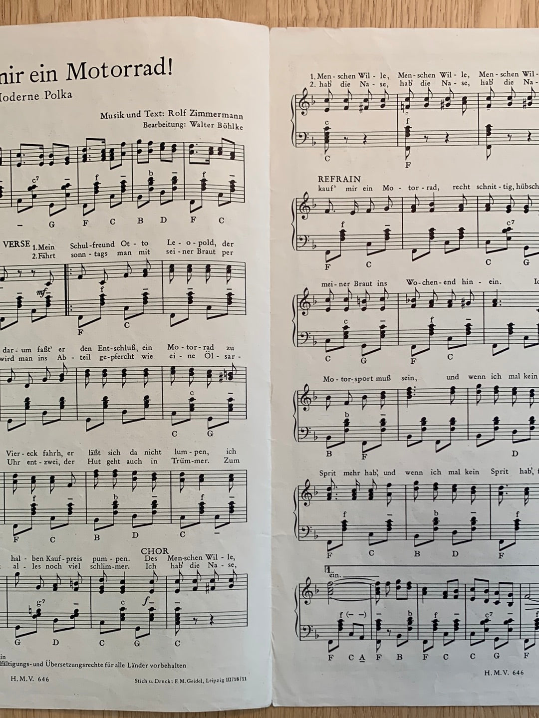 Ich kauf mir ein Motorrad