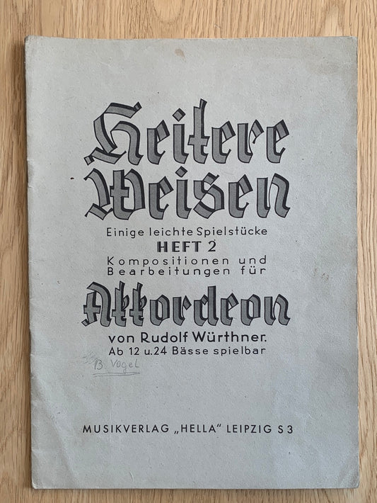 Heitere Weisen - für Akkordeon