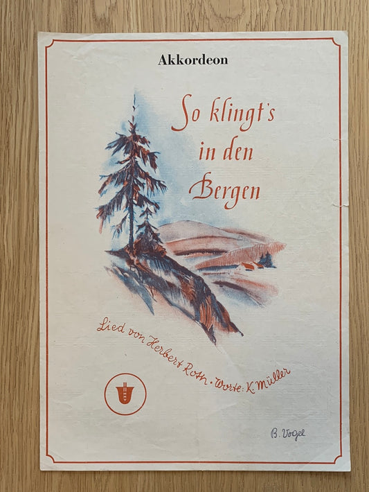 So klingt's in den Bergen (Akkordeon)