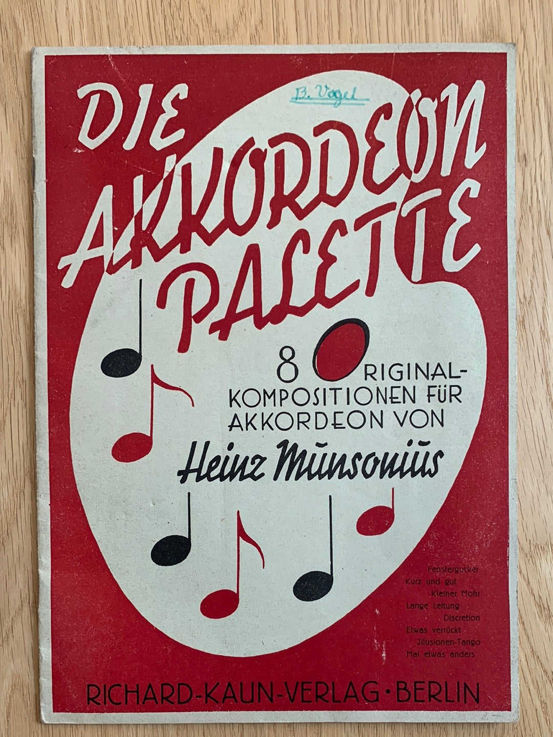 Die Akkordeon Palette