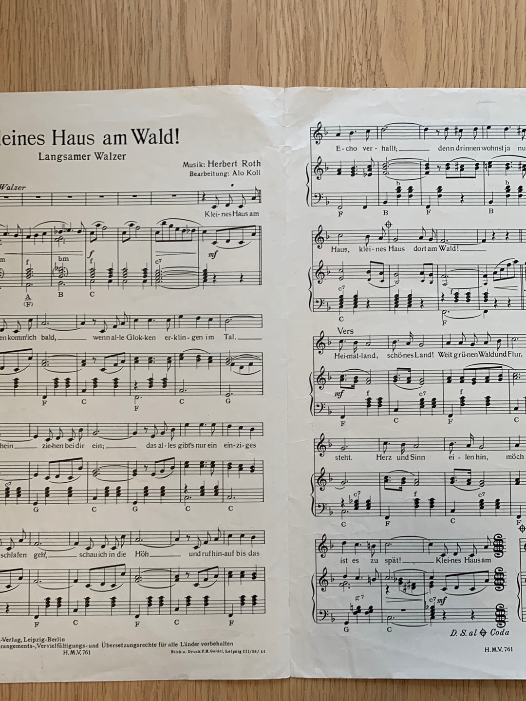 Kleines Haus am Wald (Akkordeon)