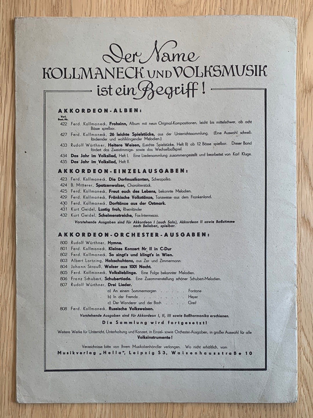 Heitere Weisen - für Akkordeon