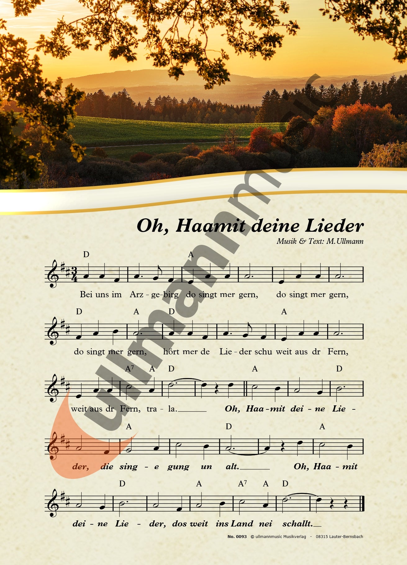 Oh Hamid deine Lieder