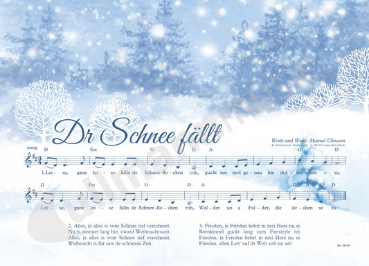 Dr Schnee fällt